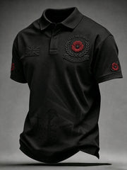 Bedrucktes Herrenhemd „Lest We Forget“