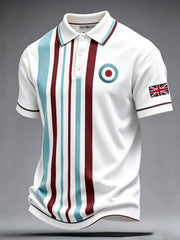 Men's UK Music Lover Mods Art Printed Casual Tops