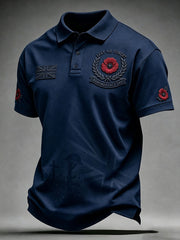 Bedrucktes Herrenhemd „Lest We Forget“
