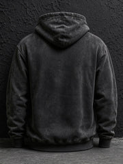 Sweat à capuche imprimé pour homme avec poches, en mémoire de ceux qui sont tombés